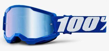 Детские Очки 100% STRATA 2 Youth Goggle [Blue], Mirror Blue Lens 50521-250-02 фото