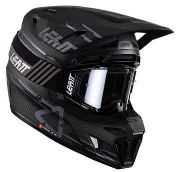 Шлем LEATT Helmet Moto 9.5 + Goggle [Black], M 1023010102 фото