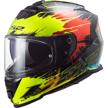 Шолом LS2 FF800 Storm Drop Black Yellow Red XL 108003154XL фото