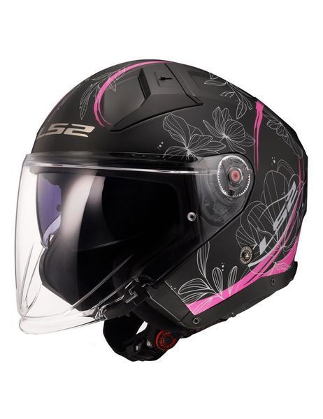 Шолом LS2 OF603 Infinity 2 Lotus Matt Pink S 366032046S фото