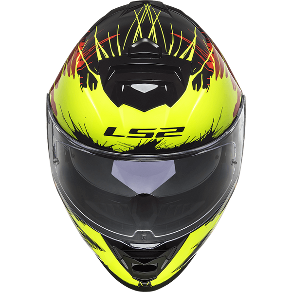 Шолом LS2 FF800 Storm Drop Black Yellow Red XL 108003154XL фото