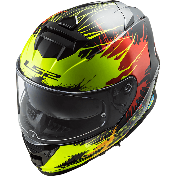 Шолом LS2 FF800 Storm Drop Black Yellow Red XL 108003154XL фото