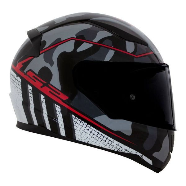 Шлем LS2 FF353 Rapid Bravado Black Red XXL 103534403XXL фото