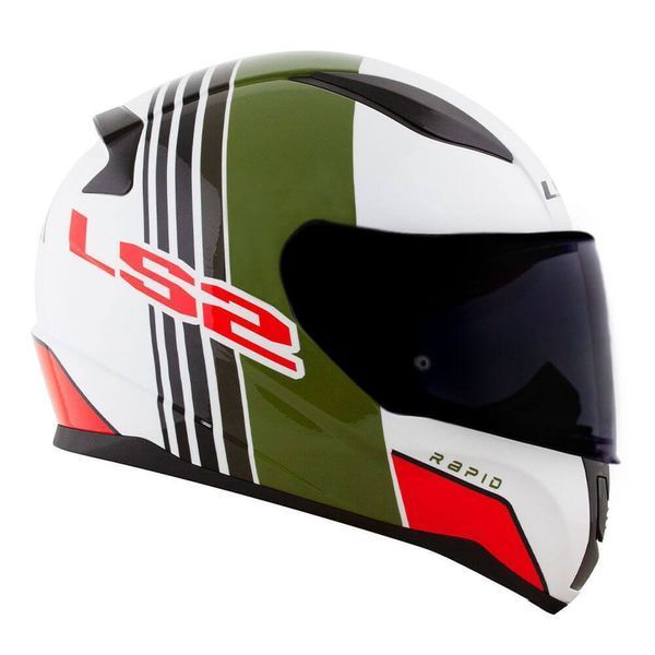 Шолом LS2 FF353 Rapid Multiply White Green Red XL 103533164XL фото