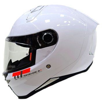 Мотошолом MT Revenge 2 S Solid Gloss White XS 000003007_5 фото