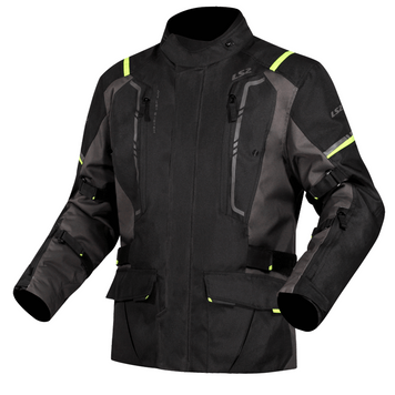 Куртка LS2 Narvik Man Jacket Grey Black Hi-Vis Yellow (M) 64250W0154M фото
