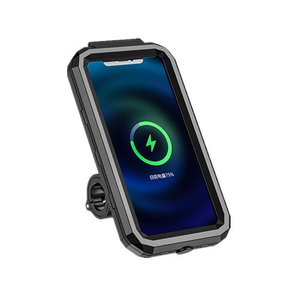Тримач телефону R16W 4-5,8" бездротова зарядка +USB-C M18-A1S 000004419 фото
