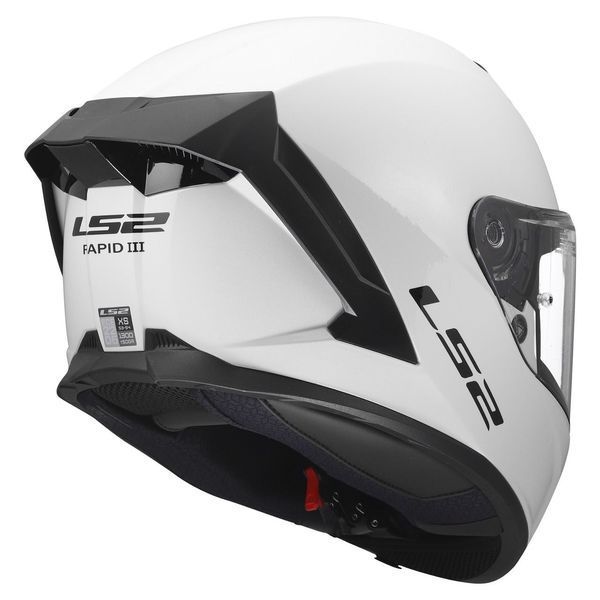 Мотошолом LS2 FF820 Rapid 3 Solid Gloss White XS 168200002XS фото