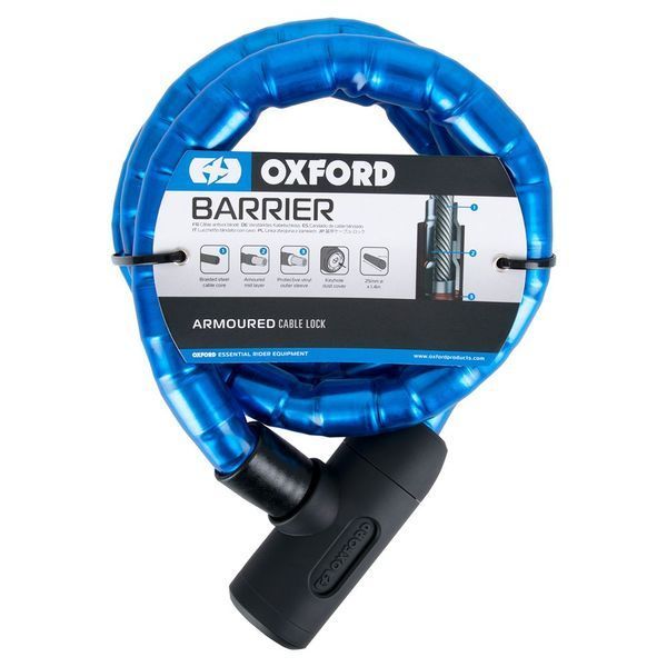 Трос Oxford 1.4m x 25mm Barrier - Blue LK136 фото