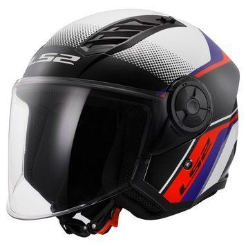 Шолом LS2 OF616 Airflow 2 Rush White Blue Red L 366162102L фото