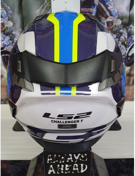 Шолом LS2 FF327 Challenger Galactic White Yellow Blue XXL 103274054XXL фото