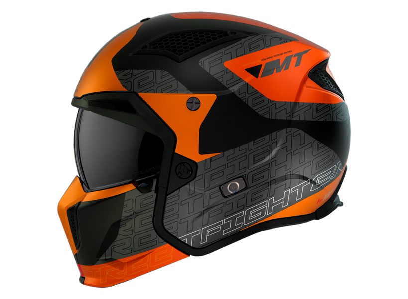 Мотошолом MT STREETFIGHTER SV S Totem B4 Matt Orange ECE2206 XS 000002626_5 фото