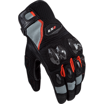 Моторчатки LS2 Spark 2 Air Man Gloves Black Grey Red 70062F0107M фото