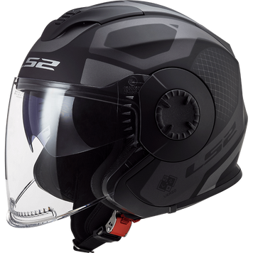 Шлем LS2 OF570 Verso Marker Matt Black Titanium S 305702307S фото