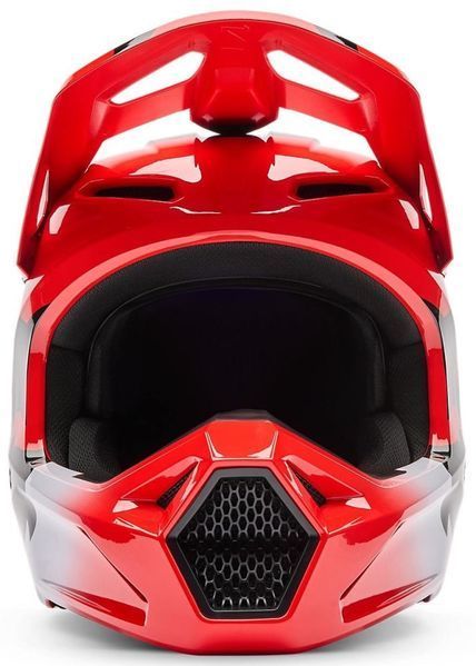 Шолом FOX YTH V1 Helmet - SHIELD [Flo Red], YL 36387-110-YL фото