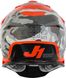 Шолом Just1 J39 Kinetic Camo Grey Red Fluo Orange 606337015100304 фото 4