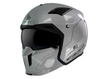 Мотошолом MT STREETFIGHTER SV S Solid A22 Gloss Grey ECE2206 XL 000006260_5 фото