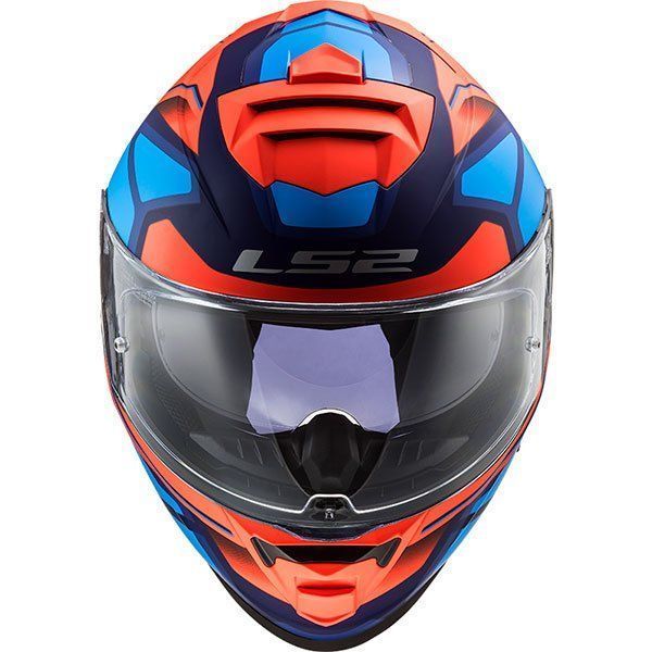 Шолом LS2 FF800 Storm Faster Matt Fluo Orange Blue XL 108002252XL фото