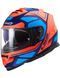 Шолом LS2 FF800 Storm Faster Matt Fluo Orange Blue XL 108002252XL фото 7