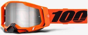 Окуляри 100% RACECRAFT 2 Goggle [Neon Orange], Mirror Silver Lens 50010-00036 фото