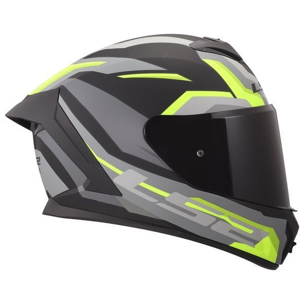 Мотошолом LS2 FF820 Rapid 3 Hyper Black Hi-Vis Yellow L 168200853L фото