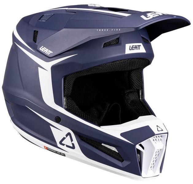 Шлем LEATT Moto 3.5 JR Helmet + Goggle [Blue], YM 1026001050 фото