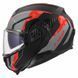 Мотошолом LS2 FF910 Advant 2 Glide Black Grey Red L 569102431L фото 3