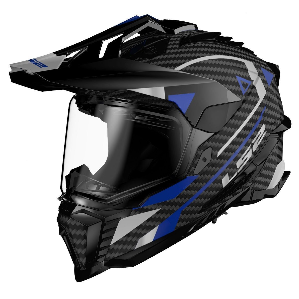 Купить Мотошлем LS2 MX701 C Explorer Adventure Blue (L) 467016326L