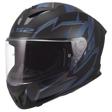 Мотошлем LS2 FF820 Rapid 3 Xtrem Black Blue Petrol L 168201129L фото