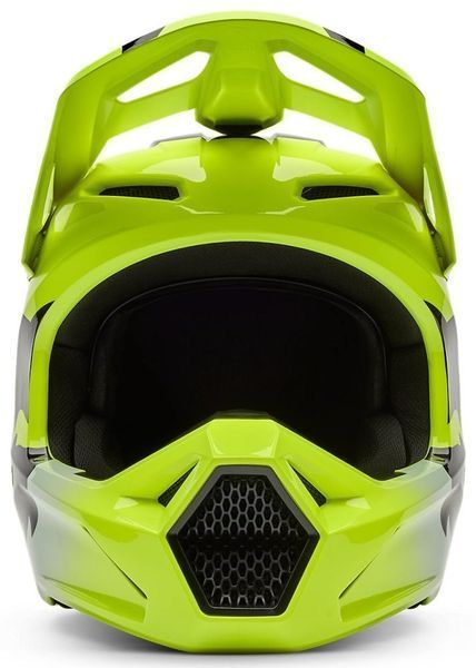 Шлем FOX YTH V1 Helmet - SHIELD [Flo Yellow], YL 36387-130-YL фото