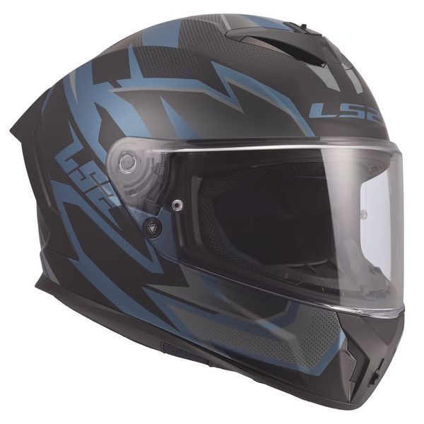 Мотошлем LS2 FF820 Rapid 3 Xtrem Black Blue Petrol XXL 168201129XXL фото