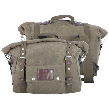 Мото сумка Oxford Heritage Panniers Khaki 40L OL578 фото