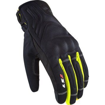 Моторчатки LS2 Jet 2 Man Gloves Black Hi-Vis Yellow 70021W0154M фото