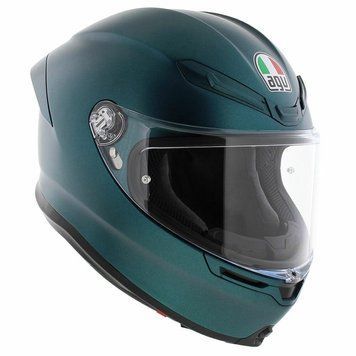 Мотошолом AGV K6 Petrolio matt blue S 804081 фото