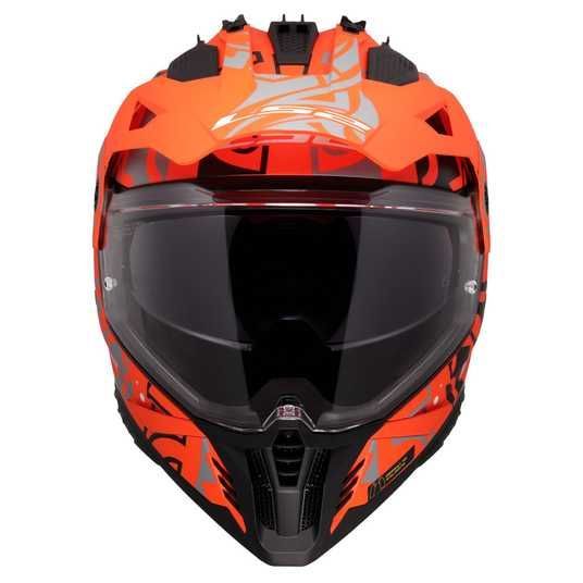 Купити Мотошолом LS2 MX702 Pioneer 2 Rangi Orange (S) в Україні | LS2