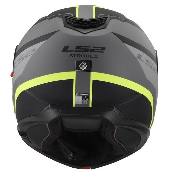 Шолом LS2 FF908 Strobe 2 Monza Matt Black H-V Yellow XS 569082254XS фото