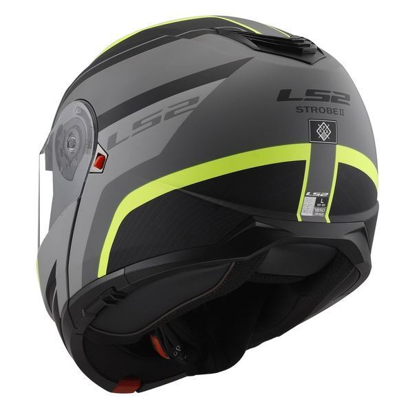 Шолом LS2 FF908 Strobe 2 Monza Matt Black H-V Yellow XS 569082254XS фото