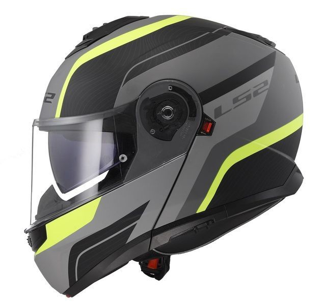 Шолом LS2 FF908 Strobe 2 Monza Matt Black H-V Yellow XS 569082254XS фото