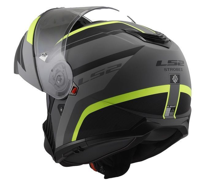 Шолом LS2 FF908 Strobe 2 Monza Matt Black H-V Yellow XS 569082254XS фото