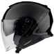 Мотошлем MT THUNDER 3 Jet Solid Gloss Black XS 000001506_5 фото 1