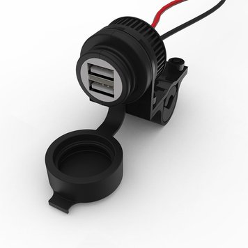 Зарядка Oxford Weatherproof Dual Port USB charger (5V 2Amp) EL102 фото