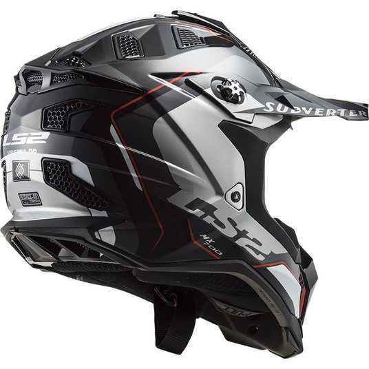 Купити Мотошолом LS2 MX700 Subverter Evo Arched Silver Titanium (S