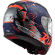 Шлем LS2 FF353 Rapid Naughty Matt Blue Fluo Orange XXL 103534150XXL фото 2