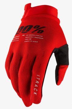 Перчатки 100% iTRACK Glove [Red], S (8) 10008-00015 фото
