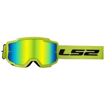 Очки LS2 Charger Goggle Hi-Vis Yellow with Iridium Visor 7202011054 фото