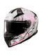 Шлем LS2 FF811 Vector 2 Dakflo Gloss White Pink S 168112746S фото 2