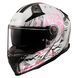 Шлем LS2 FF811 Vector 2 Dakflo Gloss White Pink S 168112746S фото 1
