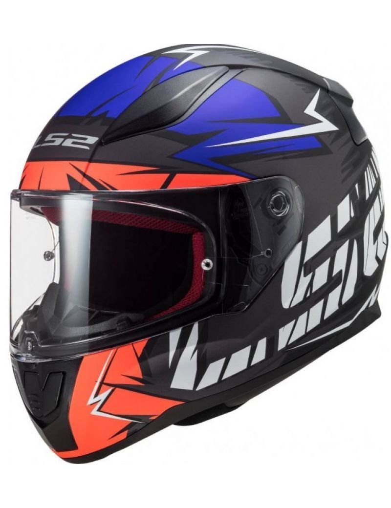Купити Шолом LS2 FF353 Rapid Cromo Matte Black Red Blue XL в