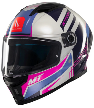 Мотошолом MT STINGER 2 Tron C8 Gloss Pink M 13343802815 фото