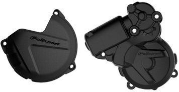 Комплект Polisport Clutch & Ignition Cover - KTM [Black] 90966 фото